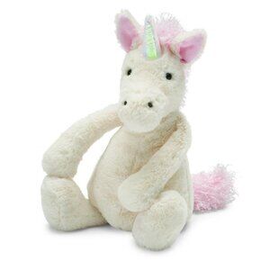 Jellycat Bashful Unicorn Stuffed Animal, Medium 12 Inches